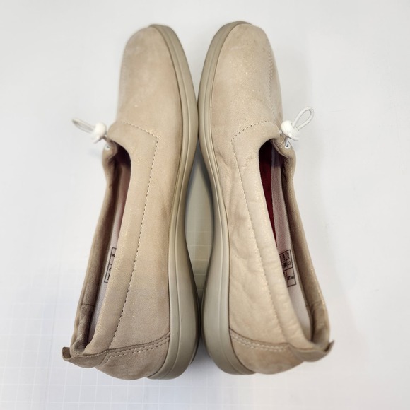 SAS Womens Funk Active Metallic Gold Leather Slip On Loafers Size 8 M Comfort - Picture 7 of 8